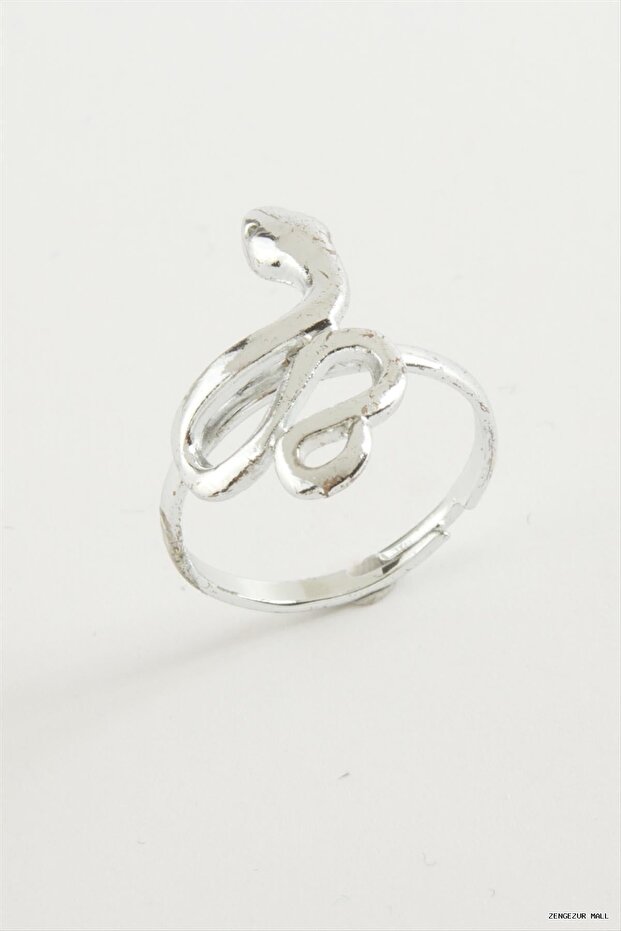 Zngzrmll Snake Metal Ring (31637) Silver Color