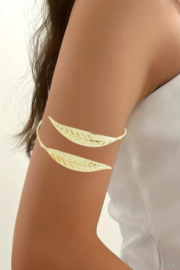 Concepta Leaf Top Sleeve Pazu (01146) Bracelet Yellow
