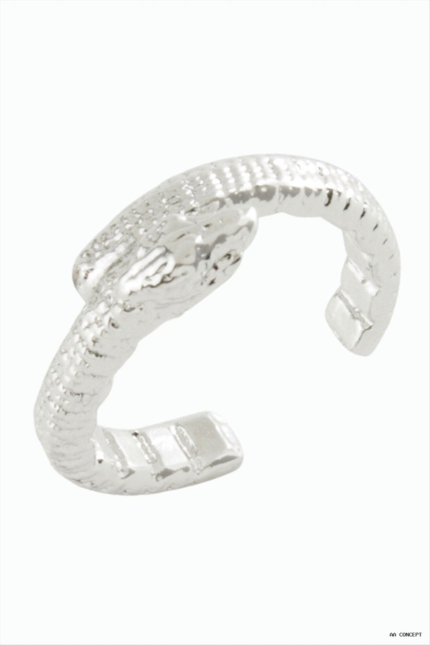 Aconcept Snake Joint Ring (53125) Silver Color