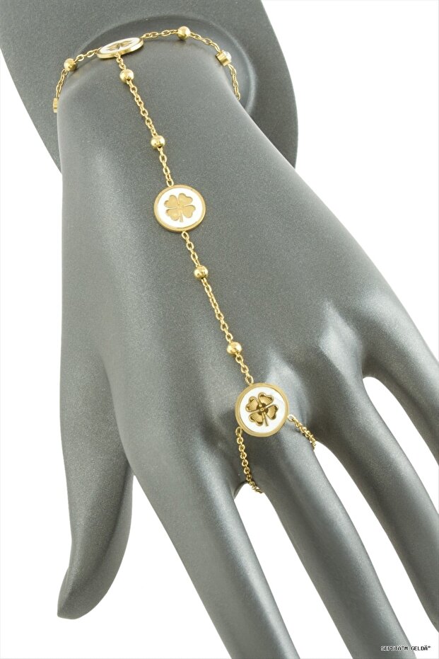 Spt-Gld Yonca Luxury Steel (143553) Şahmeran Yellow