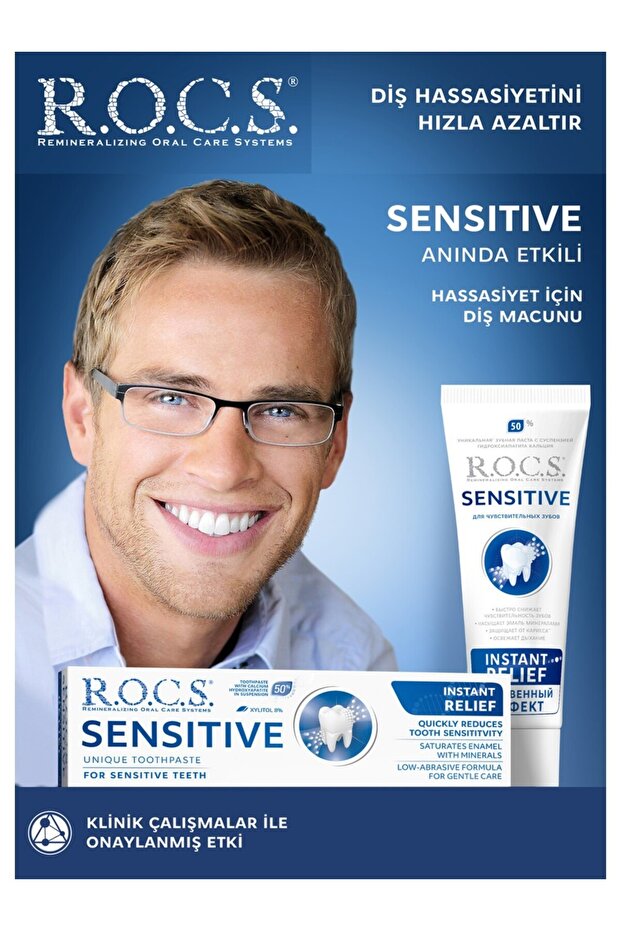 Sensitive Toothpaste for Sensitive Teeth 75 ml – Gentle Cleaning, Sensitivity Relief and Protection