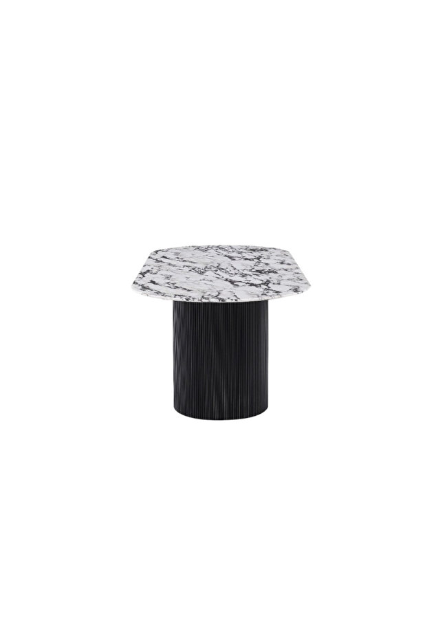 Flora Dining Table -8 Seater-Black