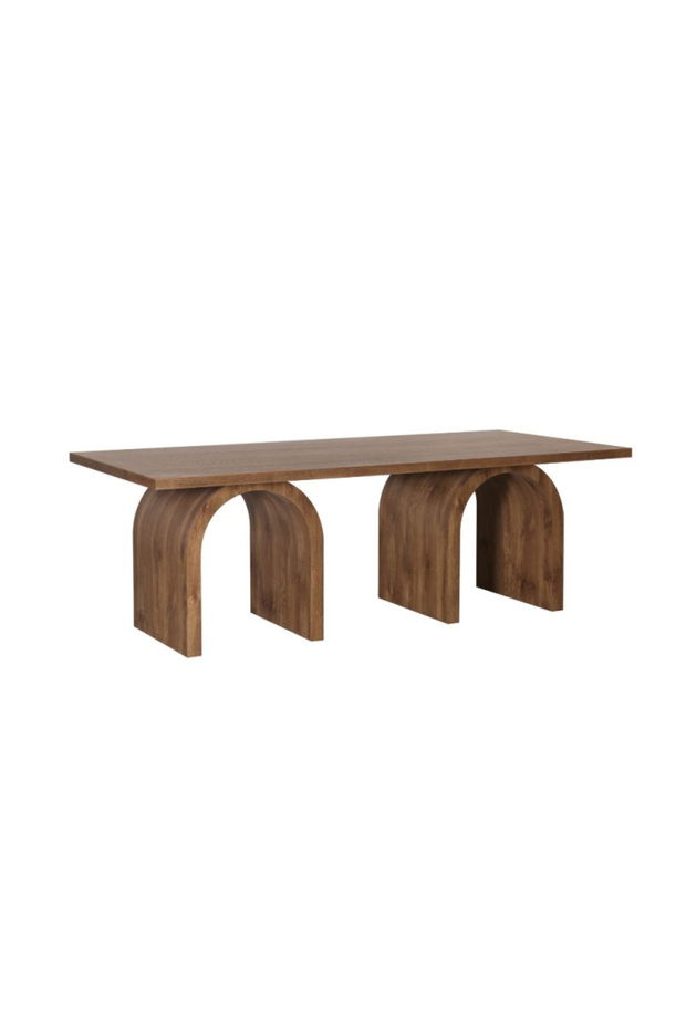 Victory Collection Dining Table - 8 Seater - Brown