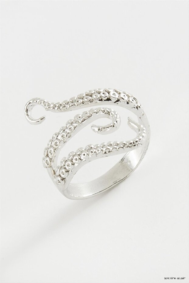 Spt-Gld Snake Metal Ring (112206) Silver Color
