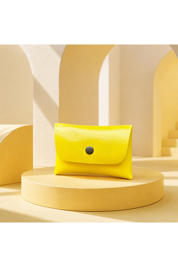 Mini Cüzdan Çıtçıtlı 10x7 cm