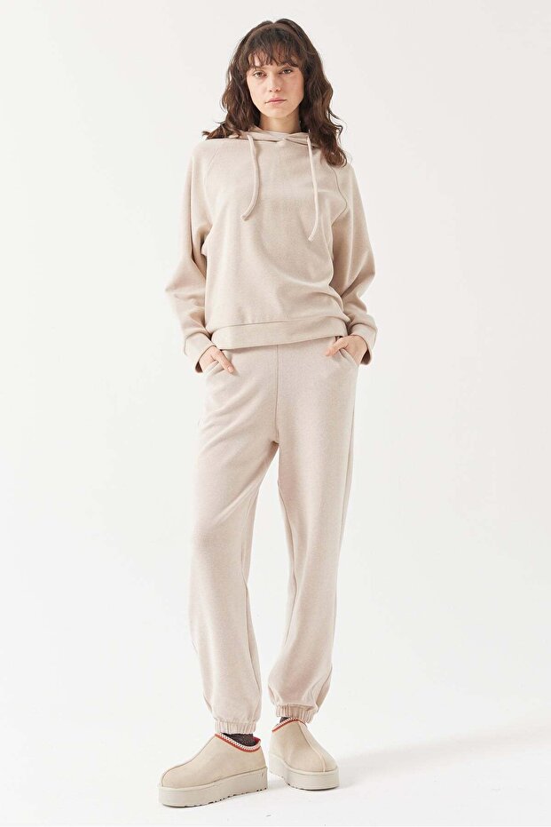 Women's Sweat Bottoms with Elastic Waist and Legs