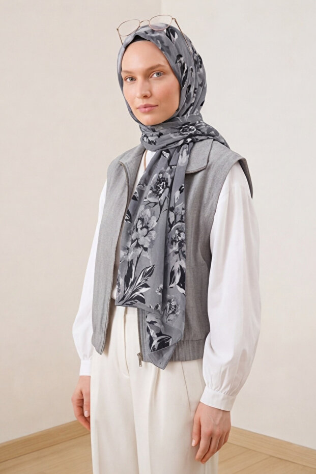 Women's Hijab Shawl Daily Printed Soft Shawl