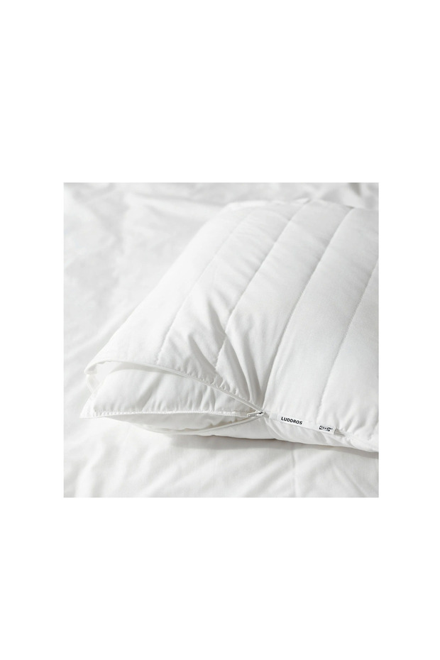 Luddros Pillow Cushion, White, 50X60 cm
