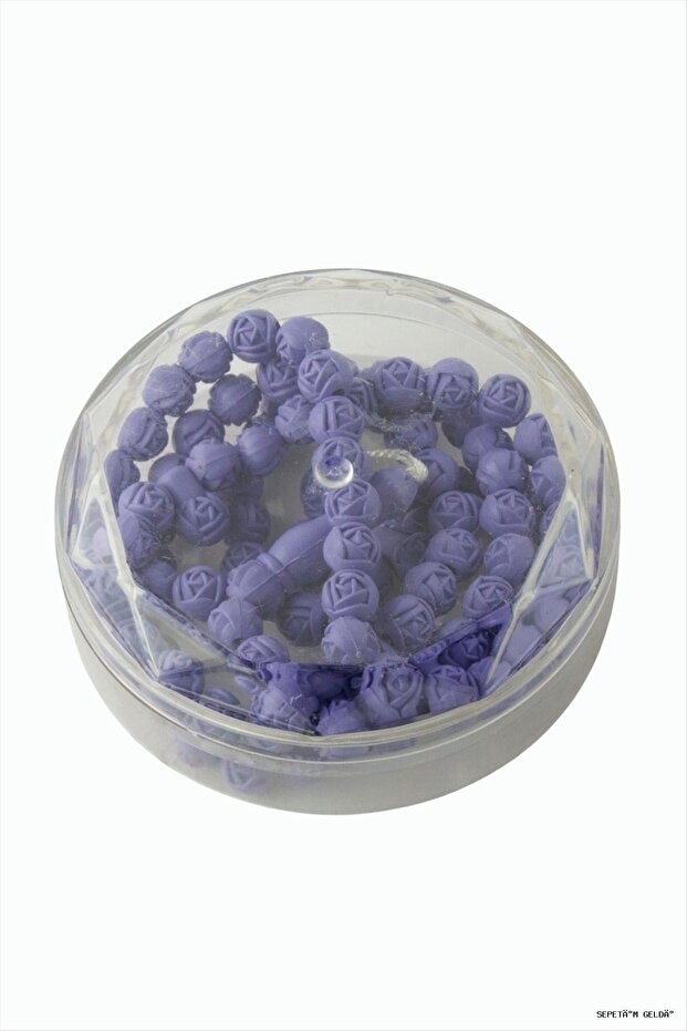 Spt-Gld Boxed Scented (131501) Prayer Beads Purple