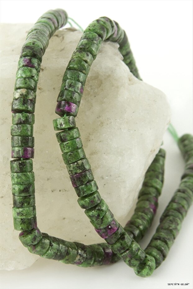 Spt-Gld 6 mm Disk Anyolit (130007) Stone Green