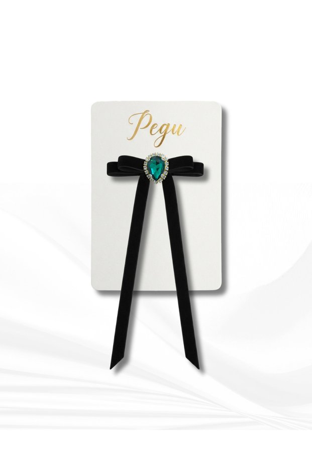 Tiny Dreams Series, Single Black Velvet Ribbon Bow Hair Clip, Pens Hair Clip. Preschool, School, Elementary School, Children's and Youth Buckle Accessories, Wedding Engagement Celebration Invitation Evening Dresses.