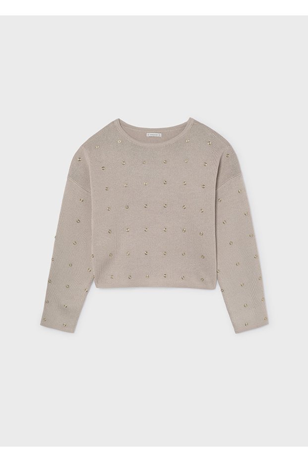 Girl's Studded Sweater 7336