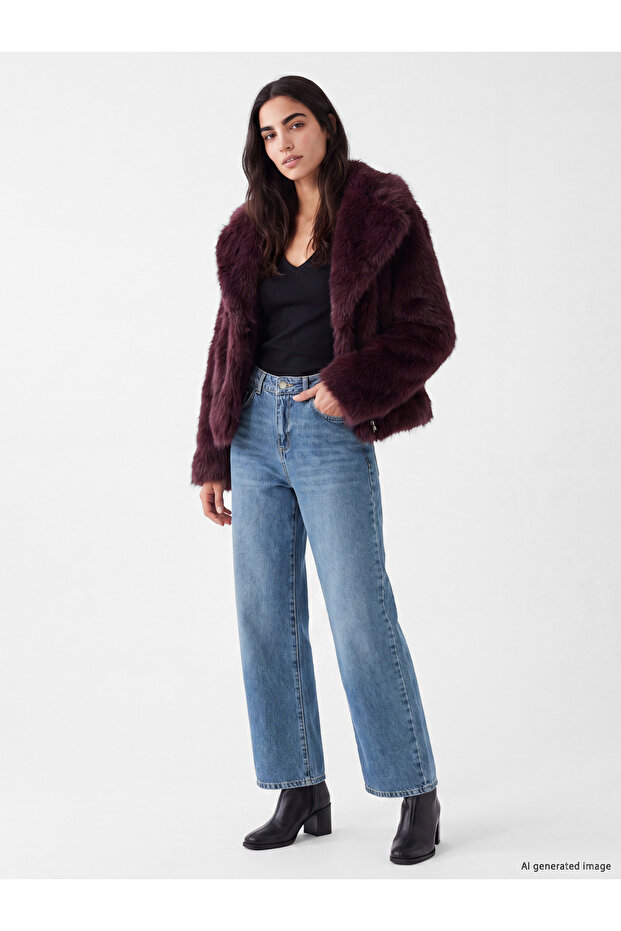 Lcw jeans indigo straight fit women's jean pants