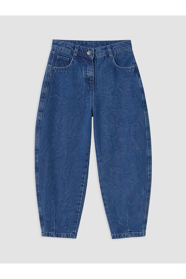 Alita City Indigo Balloon Fit Girls' Jean Pants with a Difference