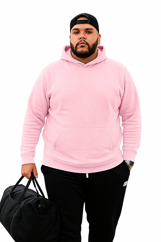 3 Yarn Combed Cotton Plus Size Unisex Sweatshirt
