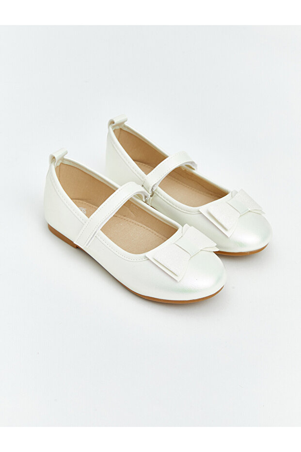 Two Mt Shop Quality Lcw Steps Beige Girls' Ballet Flats