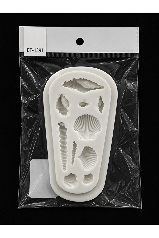 Bt-1391 Sea Shells Silicone Mold 14 X 8 cm