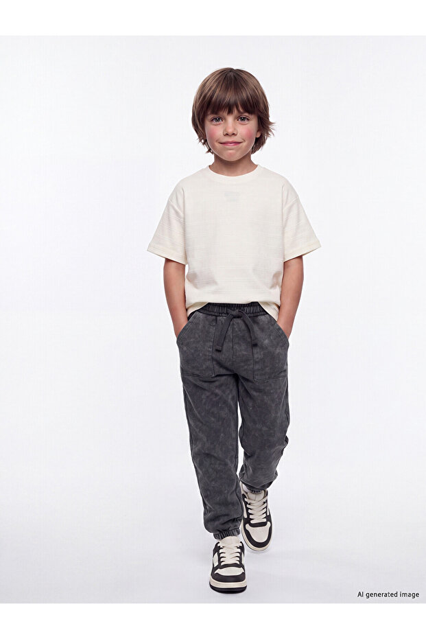 Lcw Kids Anthracite Boys' Jogger Sweatpants