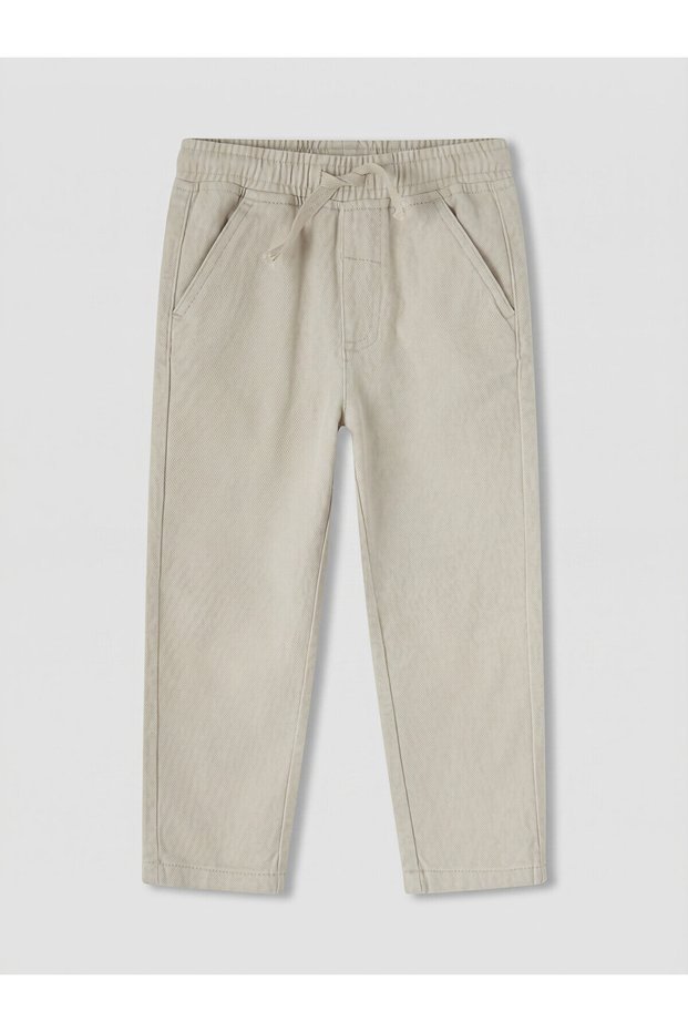 Alita City Lcw Kids Gray Boys Gabardine Trousers with a Difference