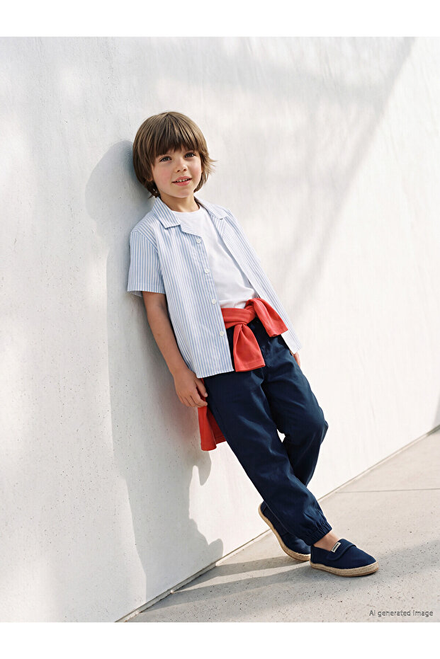 Lcw Kids Navy Blue Regular Fit Boys Jogger Pants
