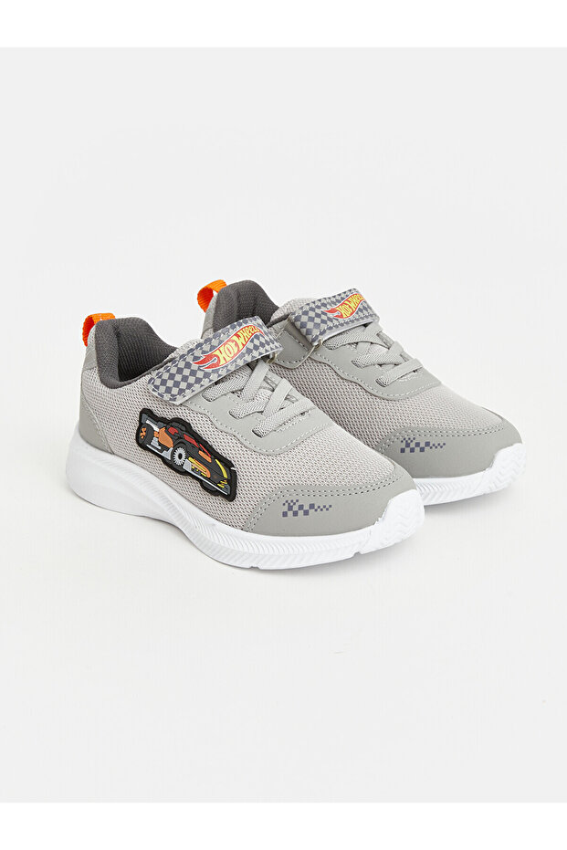 Lcw Steps Gray Printed Boys' Sports Shoes
