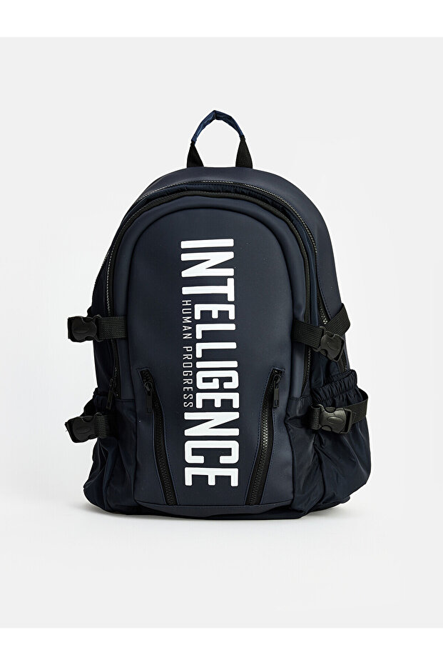 Lcw Accessories Navy Blue Printed Boy's Backpack