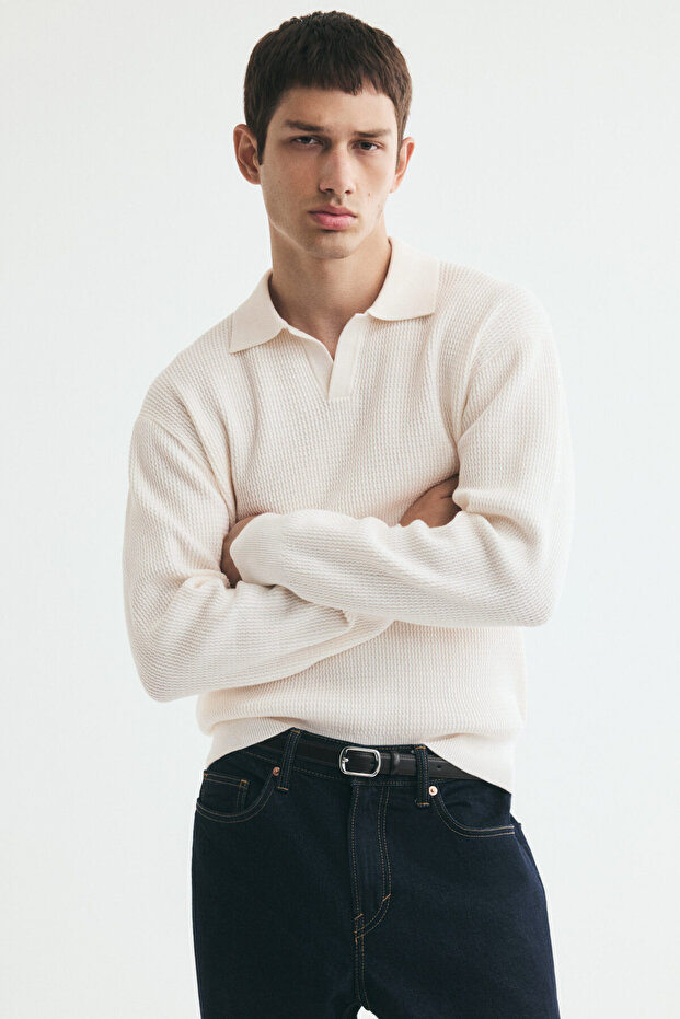 Triko Polo Üst Relaxed Fit
