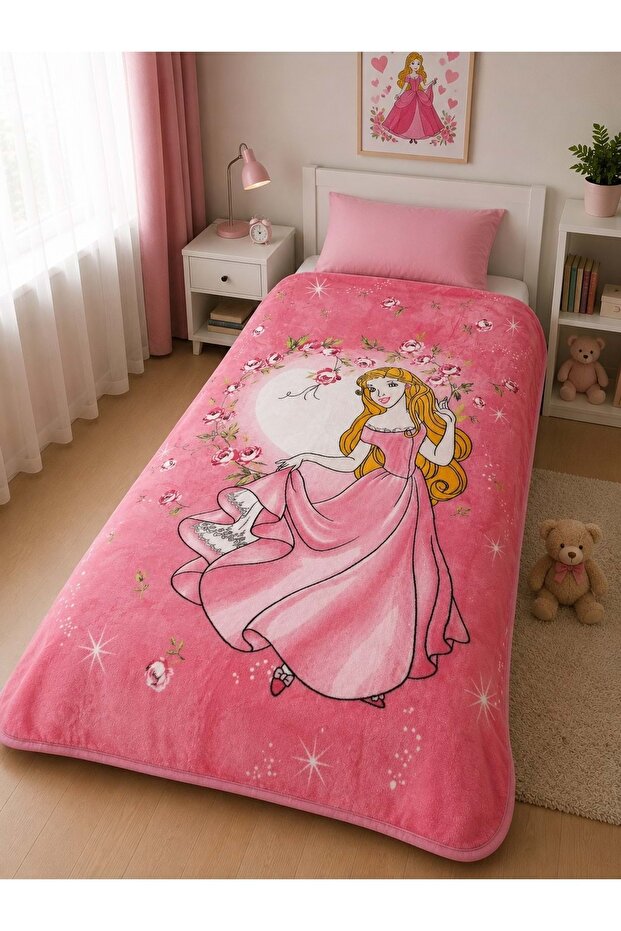 Princess Rose - Single Child Blanket (155X215)