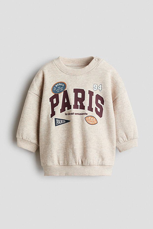 Baskılı Sweatshirt