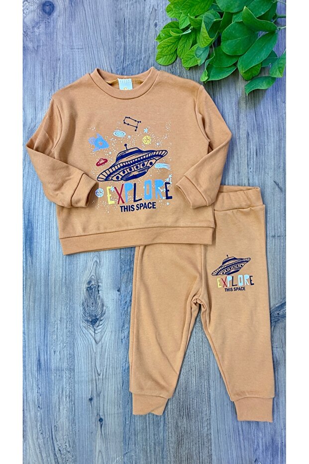 Boys' spring long sleeve combed cotton comfortable practical sets