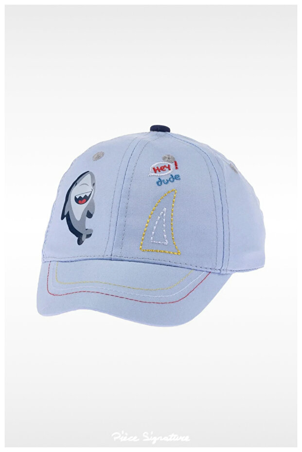 100% Cotton Baby Sun Hat (for Boys) (0-18 Months) (Size 44)