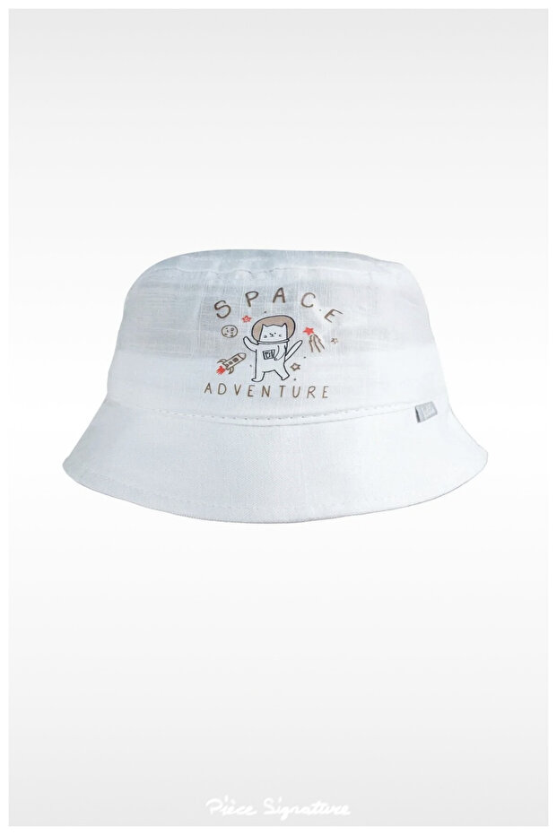 65% Cotton 35% Polyester Boys' Fisherman Hat (1-3 Years) (48-50 cm)