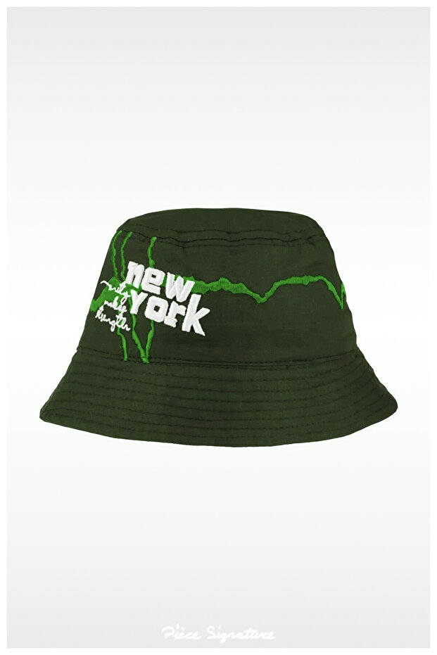 100% Cotton Sun Hat for Boys (Ages 4-8) (Size 52)