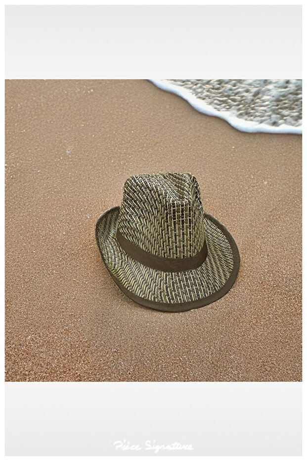 Michael Jackson Model Short Edge Straw Hat (Size 57-58 cm)