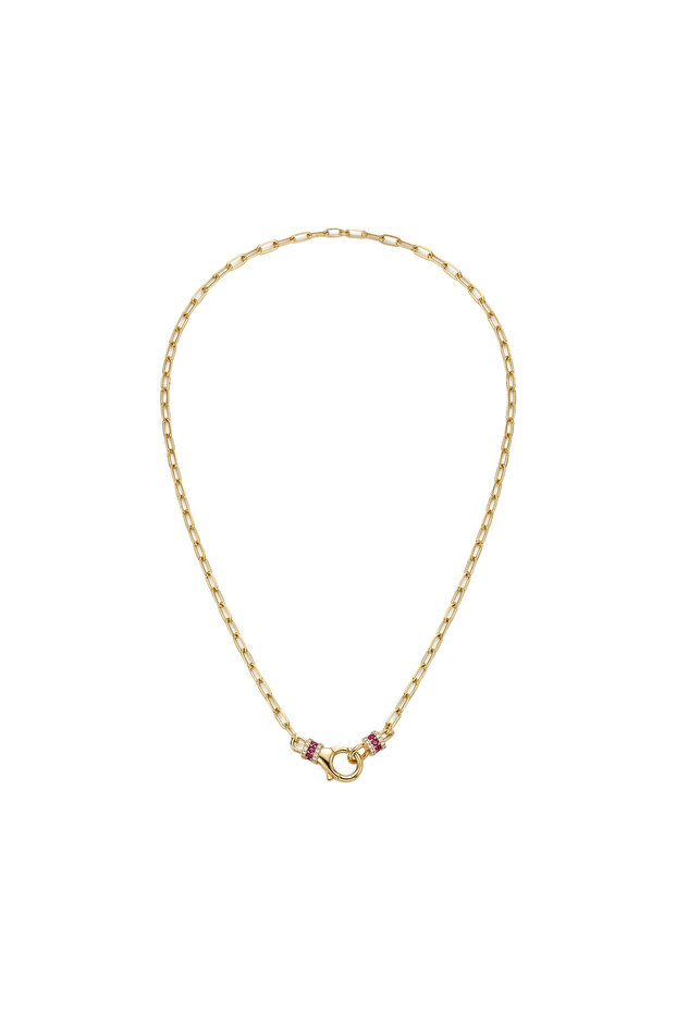 Steel Special Series Latch Pink Necklace