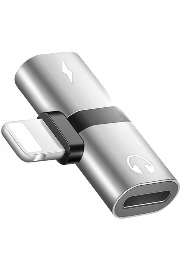 ADAPTOR SPLITTER PENTRU APPLE IPHONE adr3_SILVER