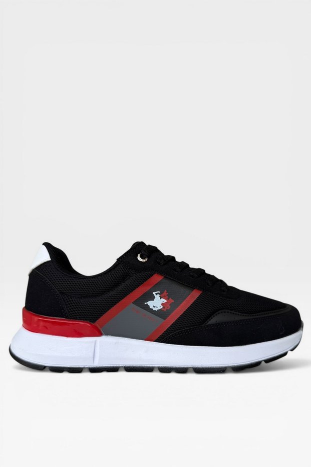 Men's Airfile Sports Shoes Black - Red