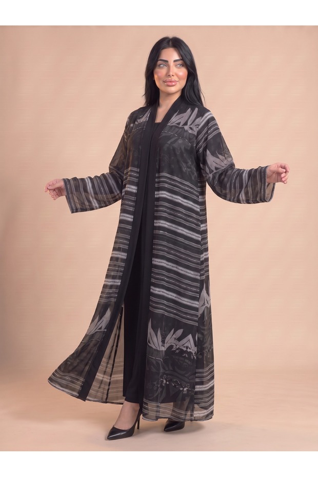 عباية نقشة