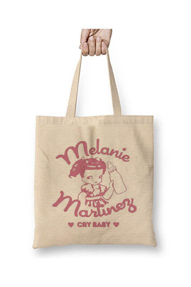 Melanie Martinez Cry Baby White Tote Bag Long Handle Shopping Bag Beach Bag