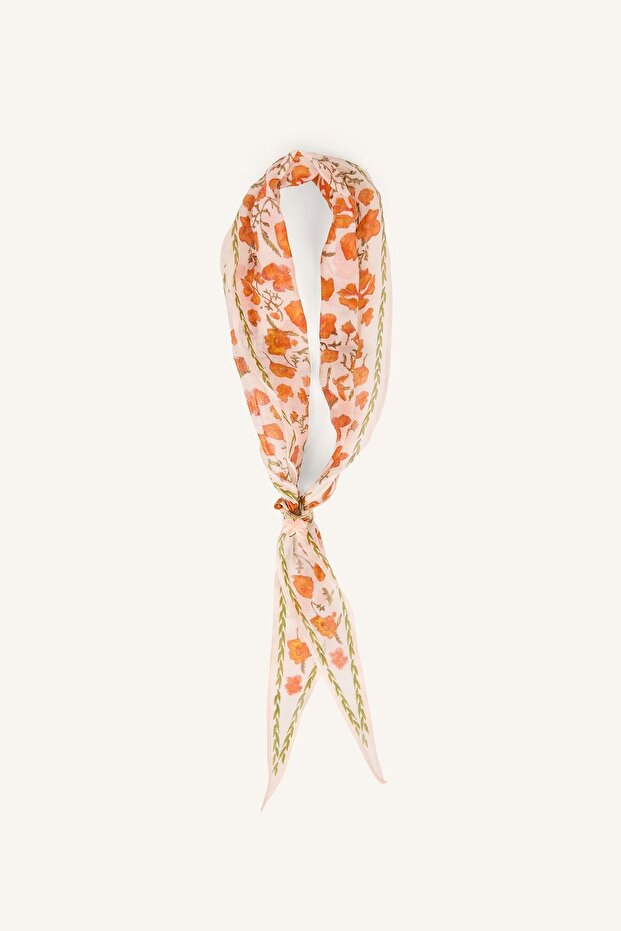 Women's Cotton Floral Scarf I5259Ax26Wn