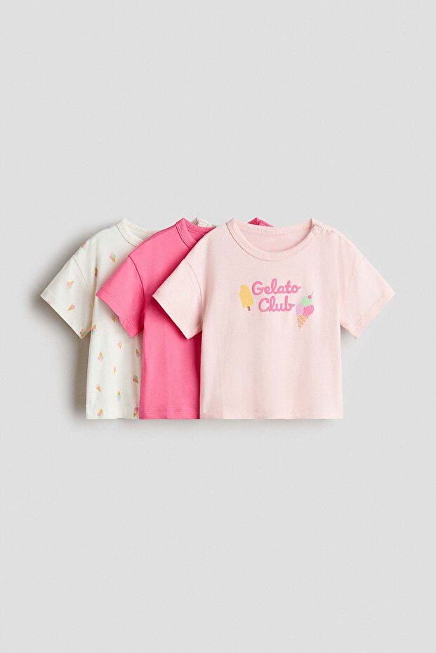 3-pack cotton T-shirts