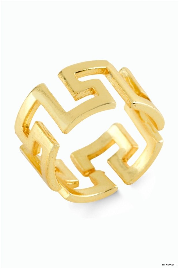 CONCEPTA Labirent Metal (234300) خاتم أصفر
