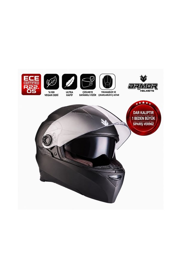AF-77 Full Face Kapalı Kask