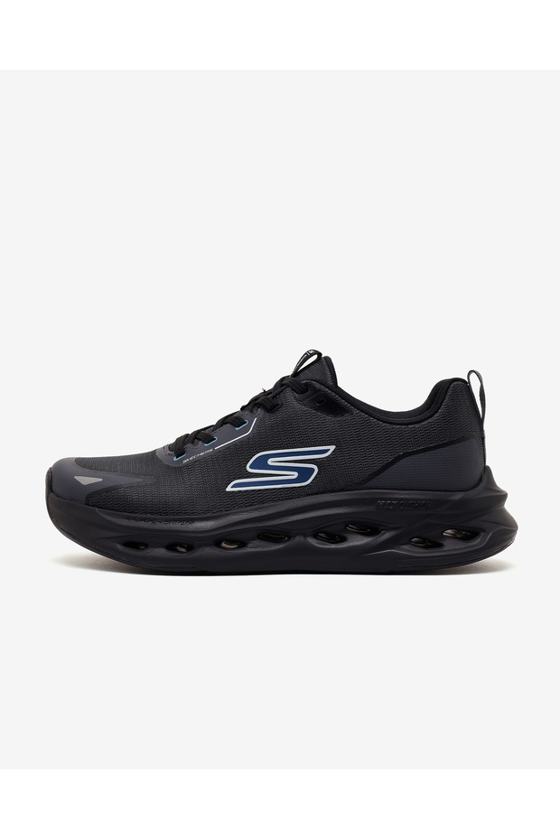 Max Cushioning Glide-Step Men's Black Running Shoes 220417 Bkbl