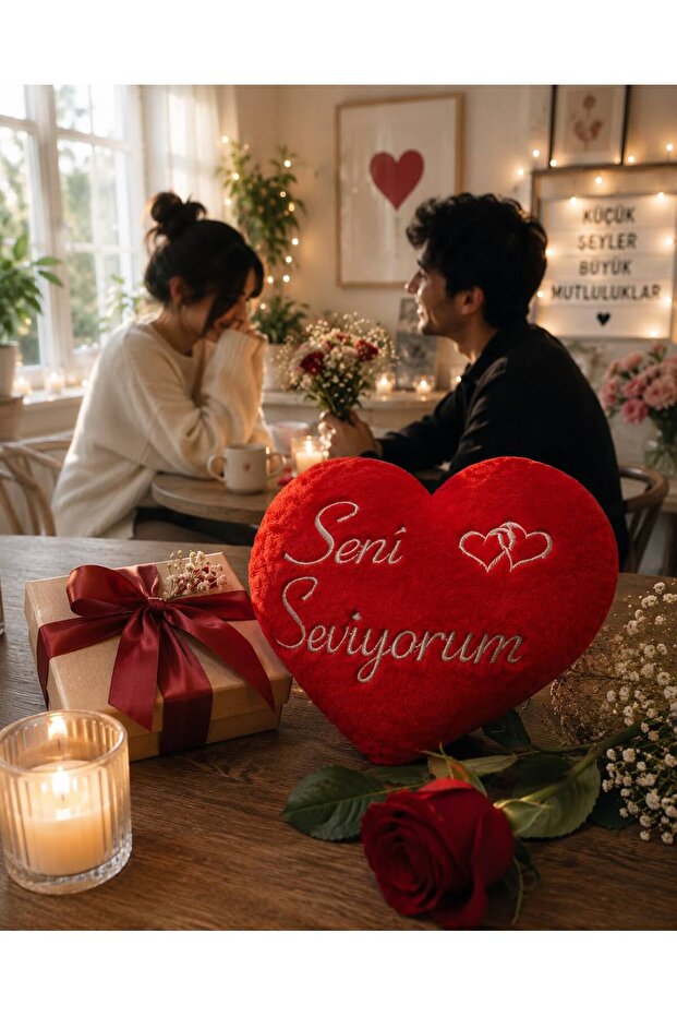 I Love You Heart Plush Decorative Gift-Single