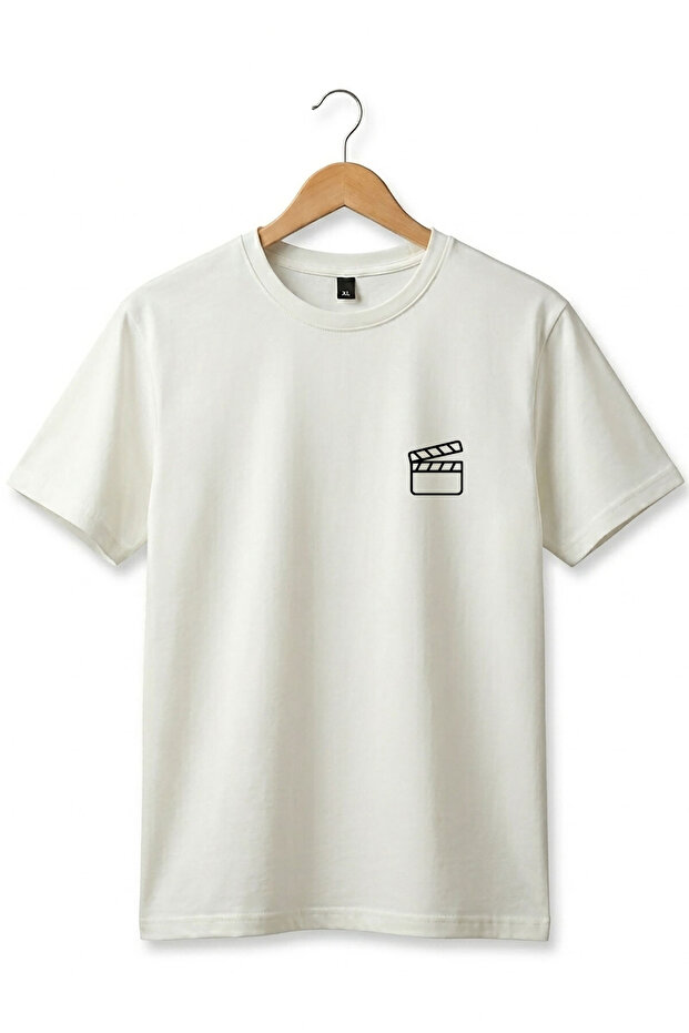 Unisex Klaket - Cinema Art Printed Short Sleeve T-Shirt