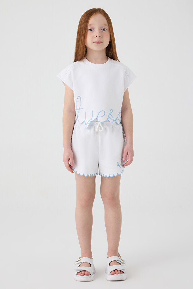 Girl White Tshirt
