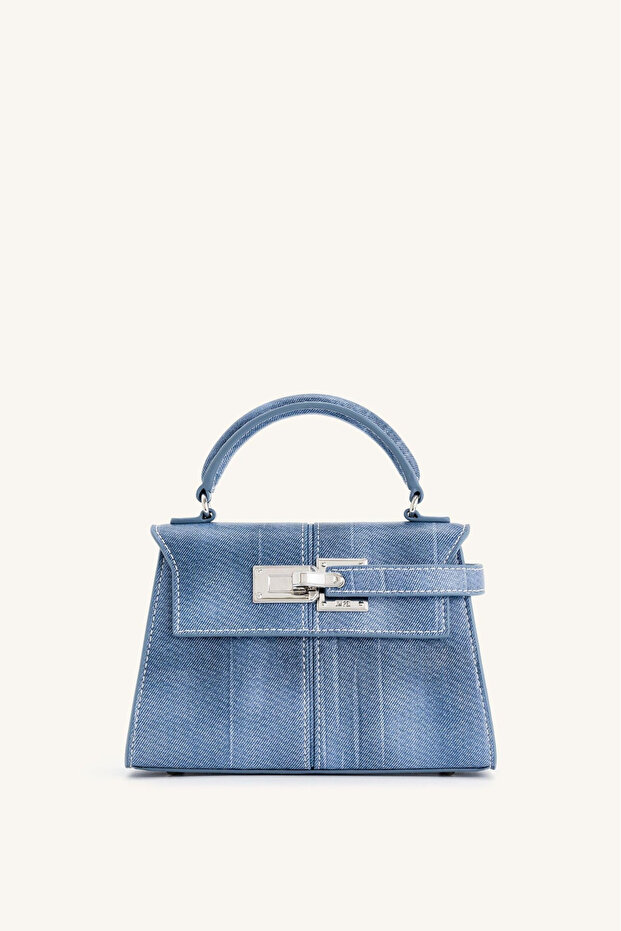 Elise Top Handle Bag Shoulder - Blue