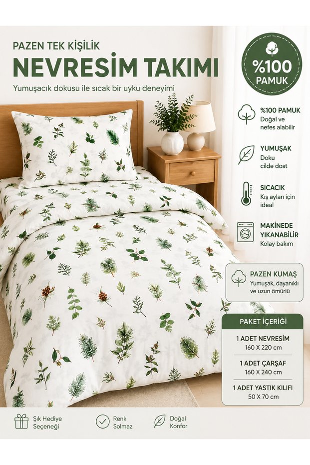 Flannel Single Duvet Cover Set