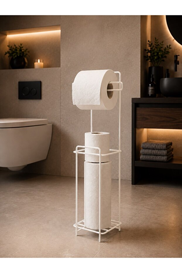 Toilet Paper Holder Dc-7246 with Metal Stand
